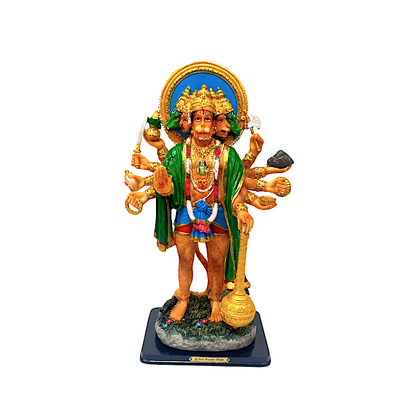 Hanuman panch mukhi (5 faces of Hanuman)14" (MOQ=ea)