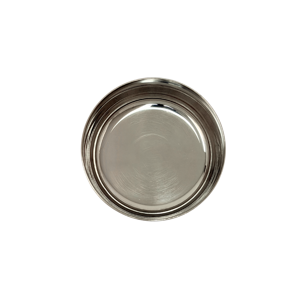 Bowl steel small 3.5"  H 1.75"   (MOQ=dz)
