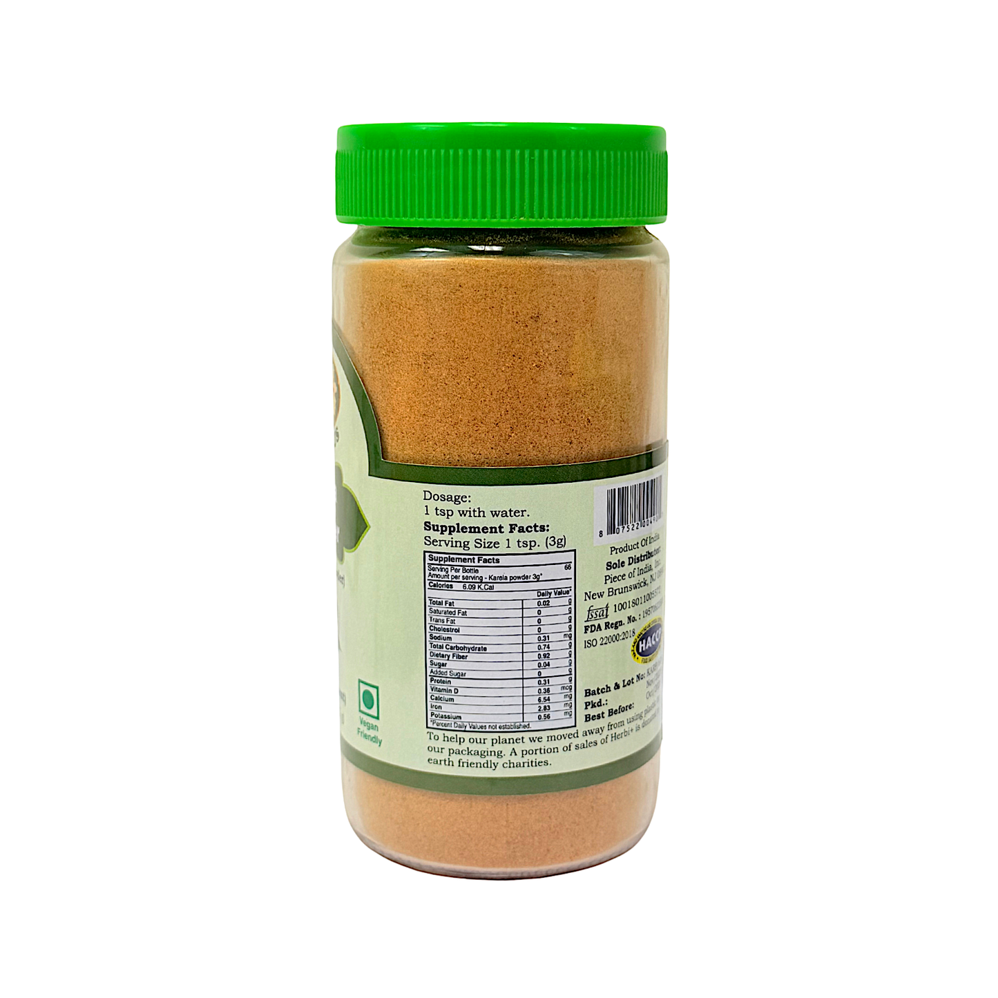 Herbi plus Karela Powder 7oz bitter melon powder (MOQ=dz)