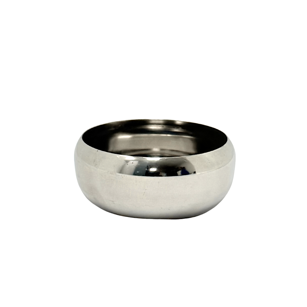 Bowl steel 3.5" curved   (MOQ=dz)