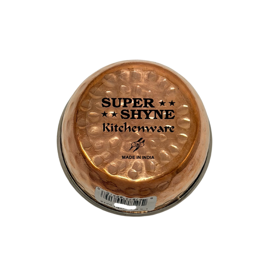 copper exterior/ steel interior serving mini bowl 3.25" (MOQ=ea)