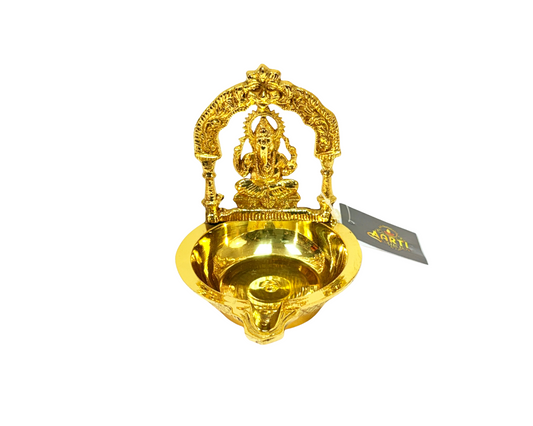 Item: B1140 Ganesh diya large (MOQ=ea)