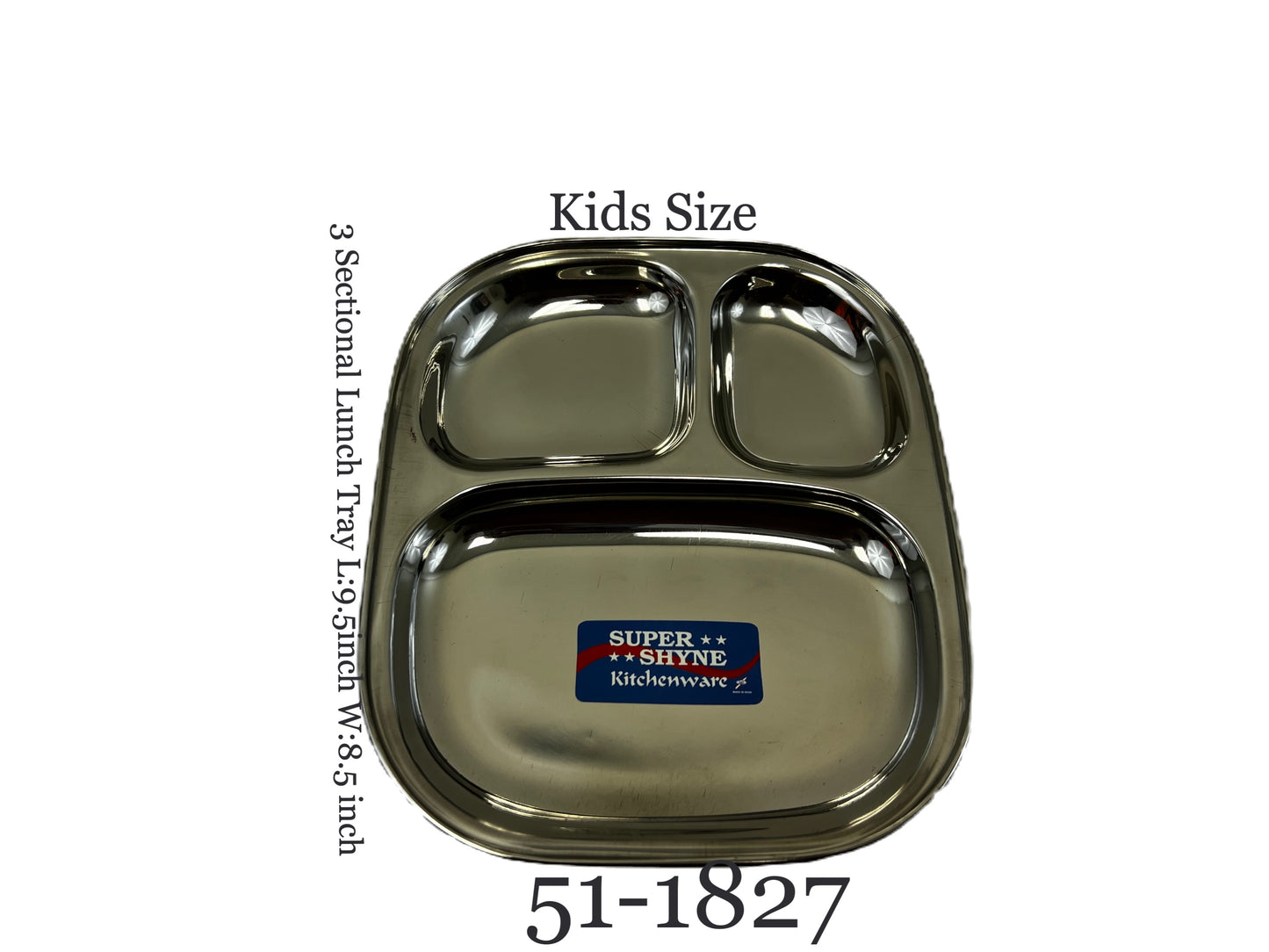 8.25"*9.75" steel  lunch tray  (MOQ=ea)