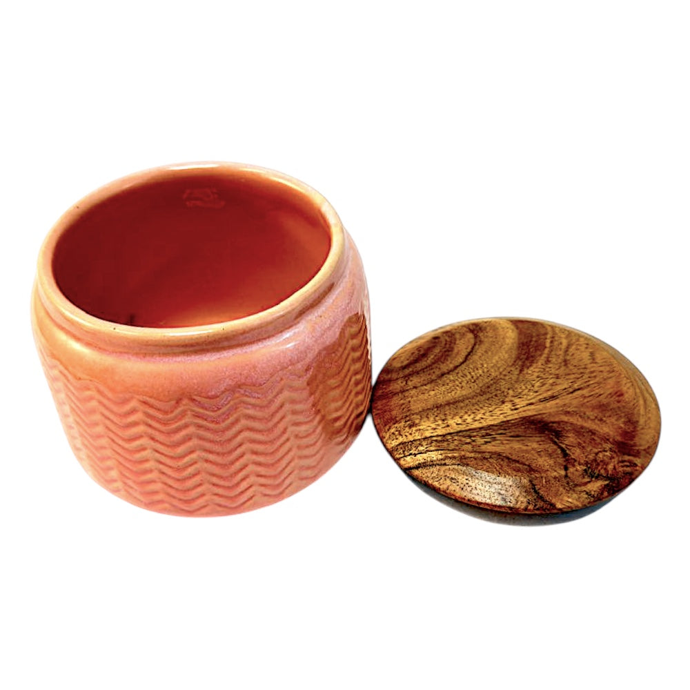 Ceramic jar, Airtight, 400g (MOQ=ea)
