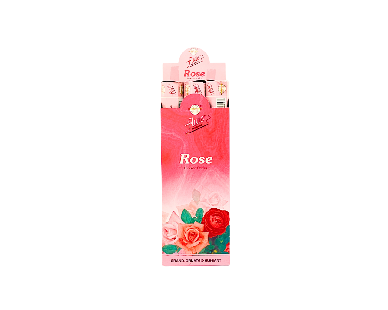 Flute Brand rose incense (20 sticks*6)*10 (MOQ=10pc)