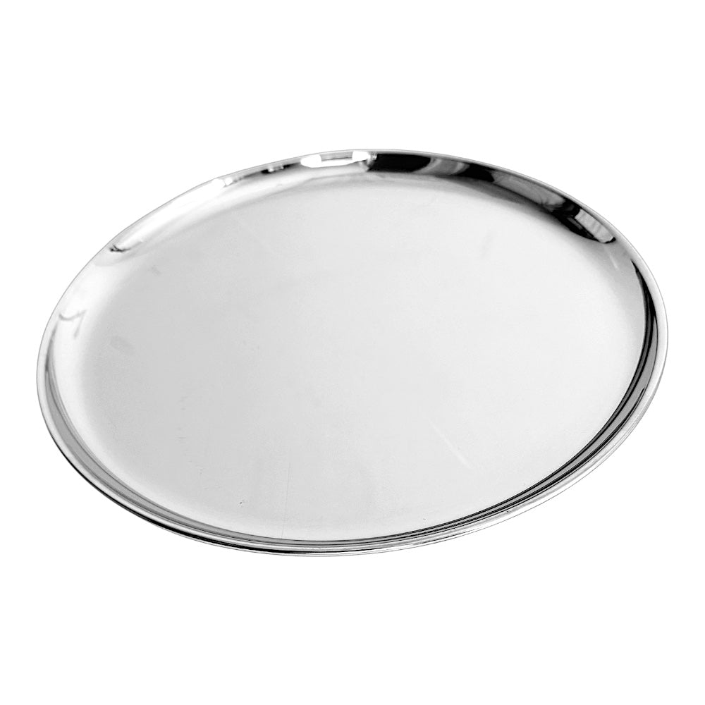 Stainless steel round plate 11"   (MOQ=ea)