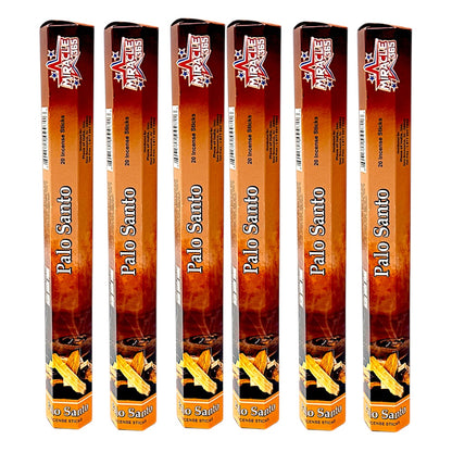 Miracle 365 Palo Santo incense (6 tubes of 20 sticks) (MOQ=10pc)