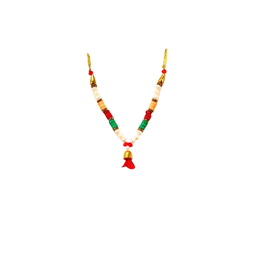 Garland 5" Satin with Pearls  (Assorted colors)  (MOQ=dz)