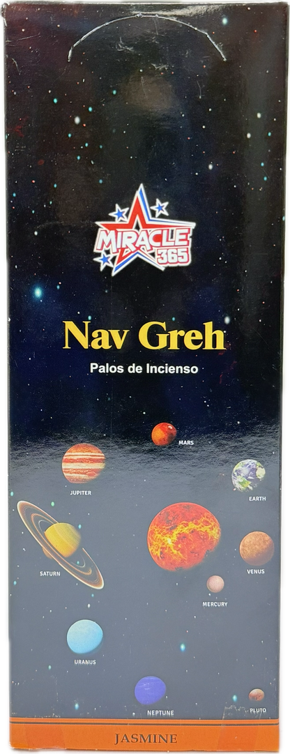 Miracle 365 Navgreh ( nine planets)(6 tubes of 20 sticks) frag Jasmine (MOQ=10pc)