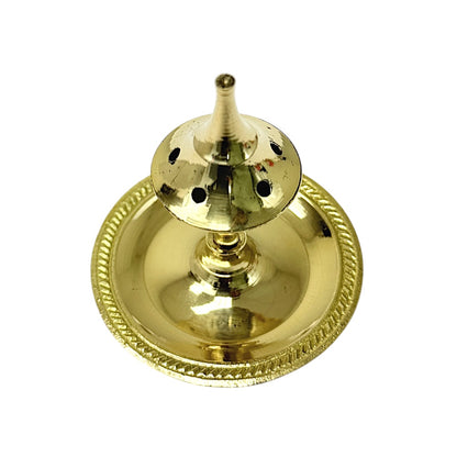2" cone top brass incense burner (MOQ=ea)