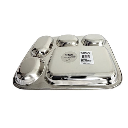 5 Sectional Lunch Tray 14.5"x12"   (MOQ=ea)