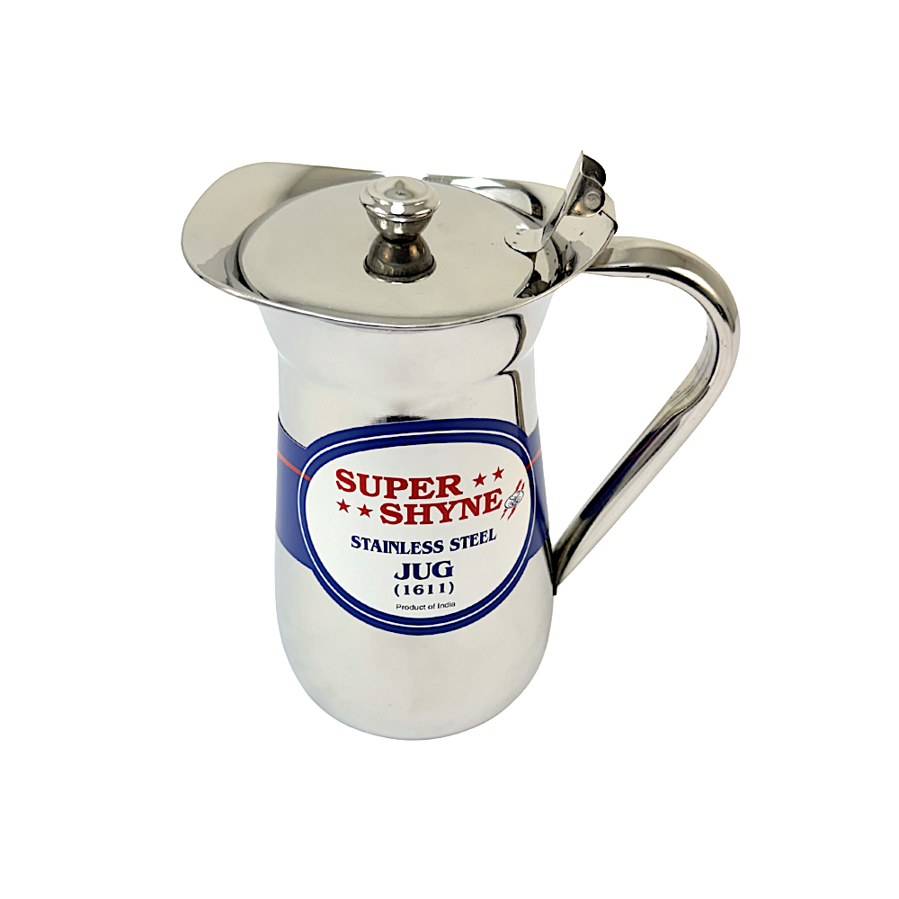 steel jug with lid (MOQ=ea)