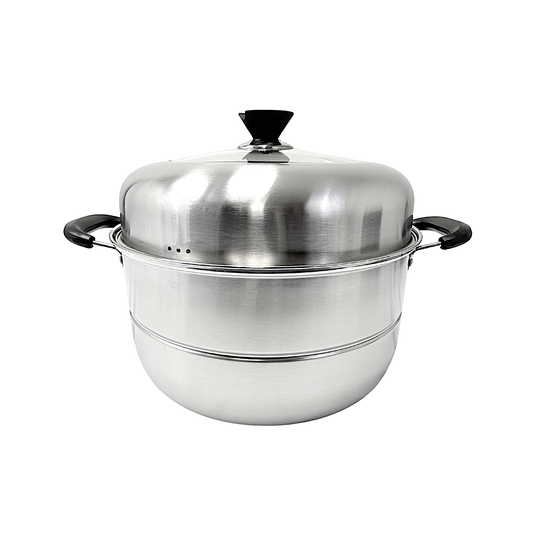 2 Tier Stainless Steel Steamer  36cm/14.5" (MOQ=ea)
