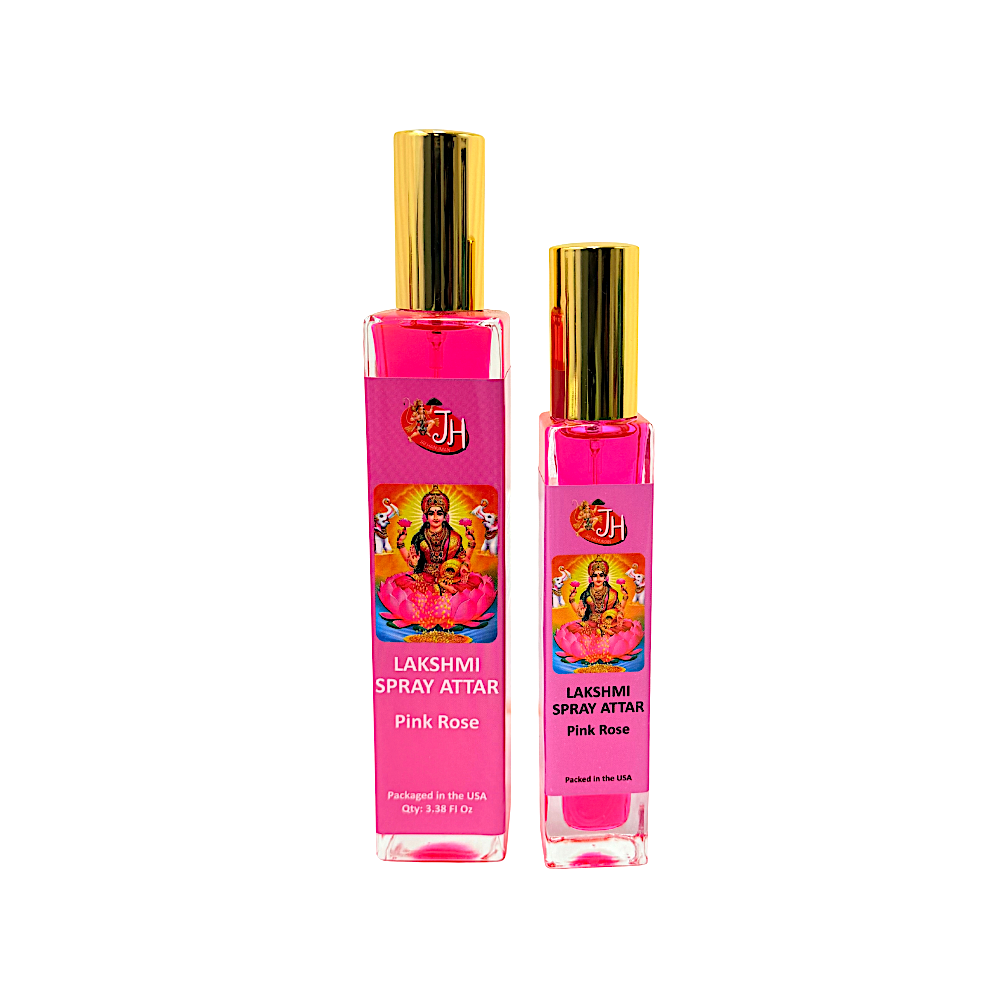 Jai Hanuman brand Laxmi spray attar (perfume) Pink rose 1.69floz (small) (MOQ=dz)