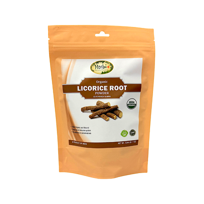 Organic Herbi Plus Licorice Root Powder 200g 7oz (MOQ=dz)