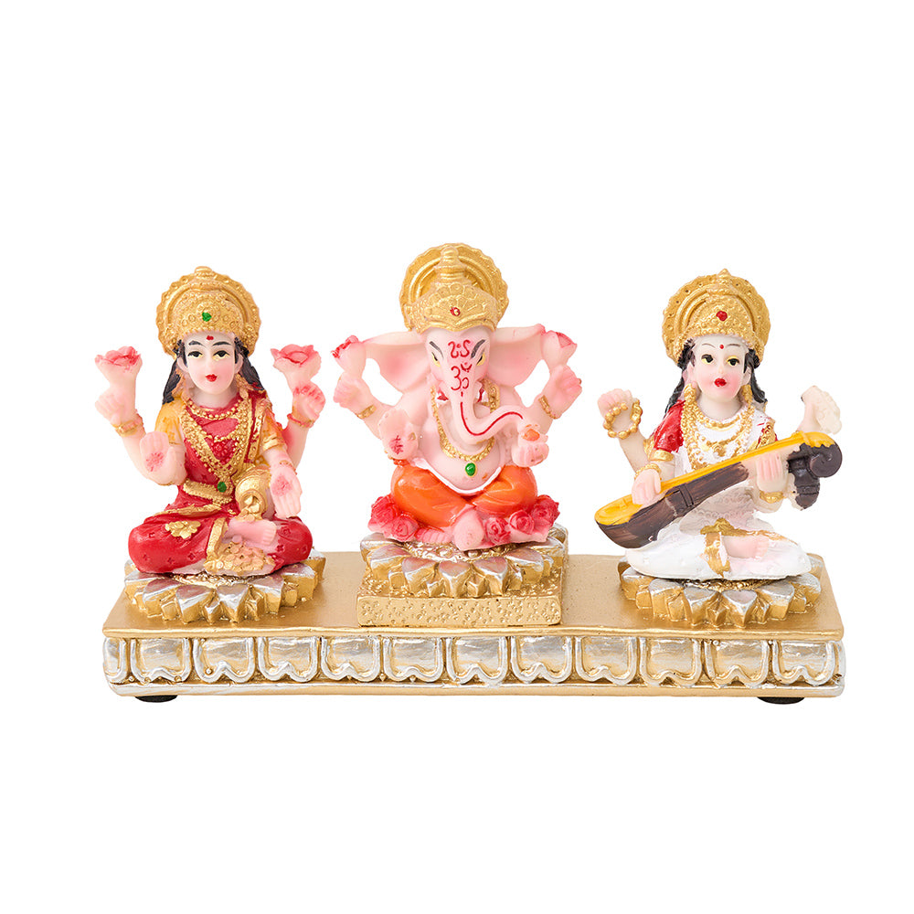 Laxmi Ganesh and Saraswati 3.5" 807522083586