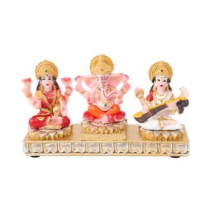 Laxmi Ganesh and Saraswati 3.5" 807522083586