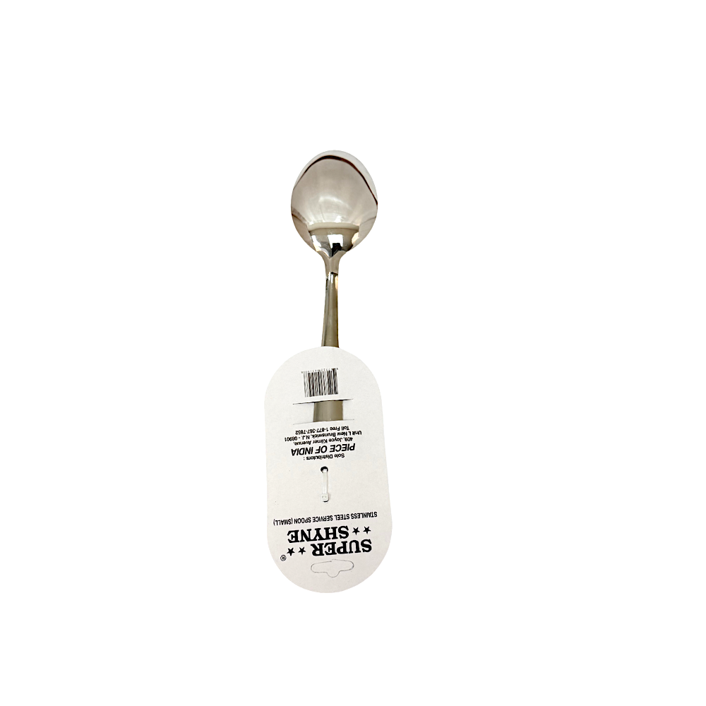 Serving spoon steel short handle*12pc   (MOQ=dz)