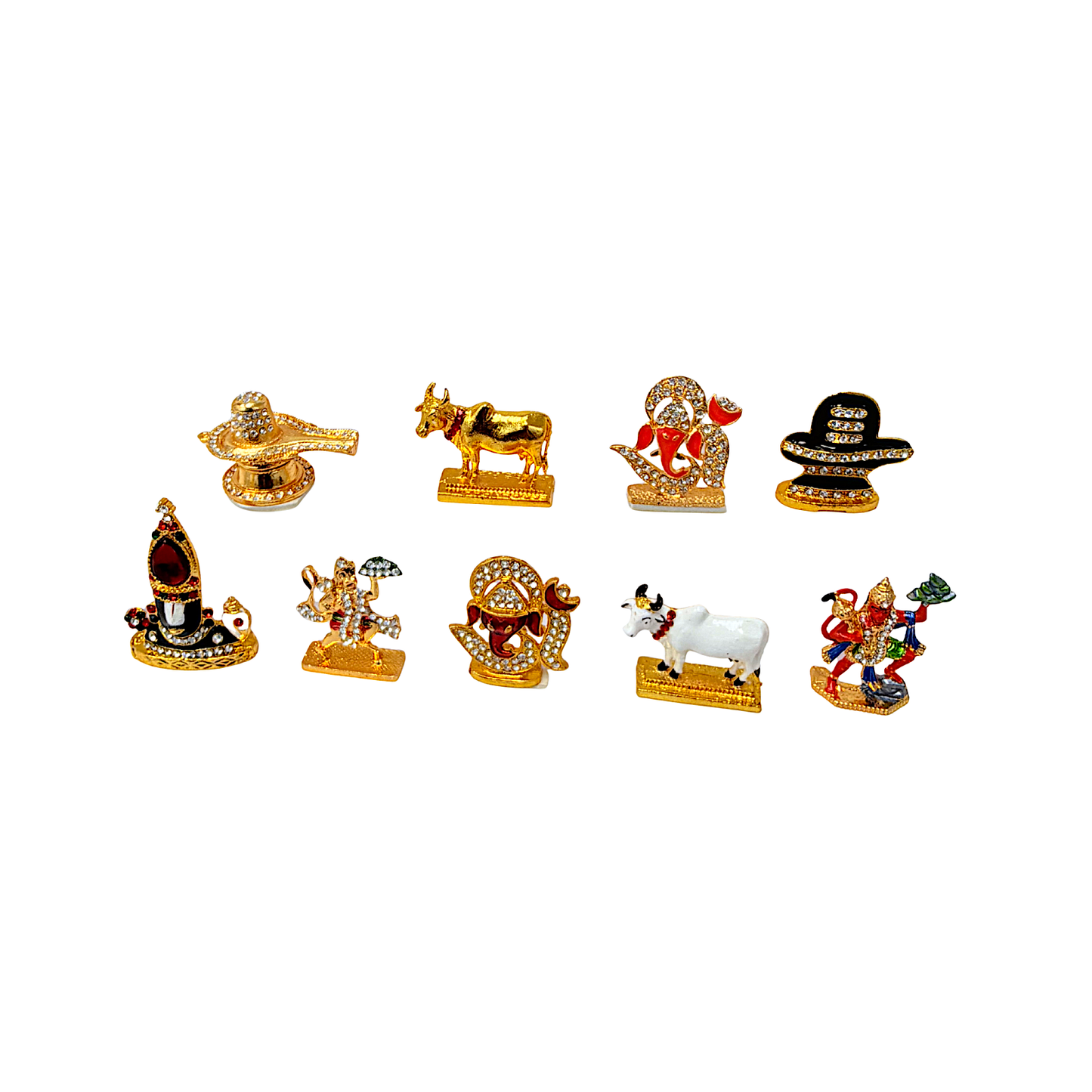 Kulin Small murties 1"-1.5" Ganesh cow (Assorted)(MOQ=dz)