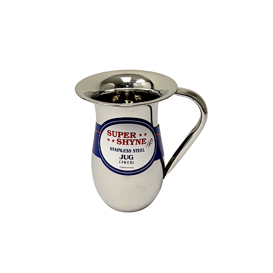 Steel jug no lid rounded bottom 6 cup capacity (MOQ=ea)