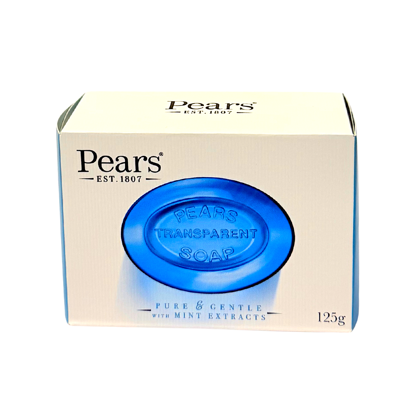 Pears Blue soap with mint extract 4.4oz 125g (MOQ=4dz)