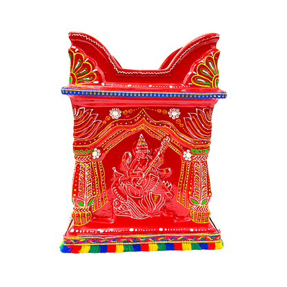 Tulsi Pot RED BIGGER SIZE 12" 48-7147 (MOQ=ea)