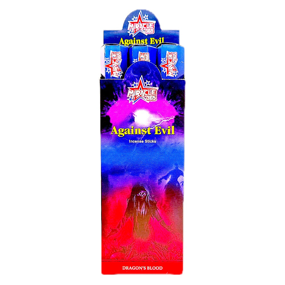 Miracle 365 Against Evil (6 tubes of 20 incense sticks each)  frag dragons blood (MOQ=10pc)