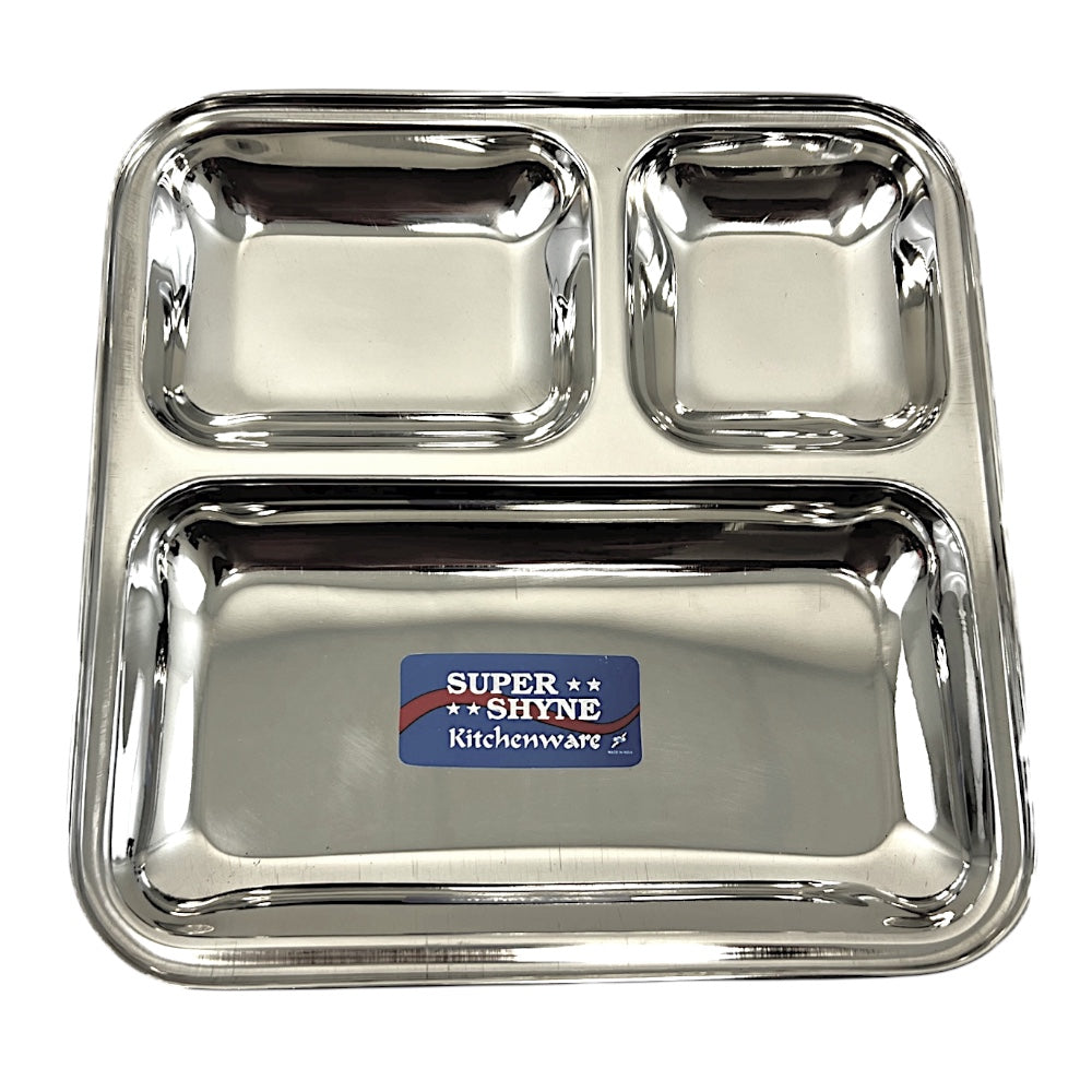 Lunch Tray Junior 3 sectional  (MOQ=ea)