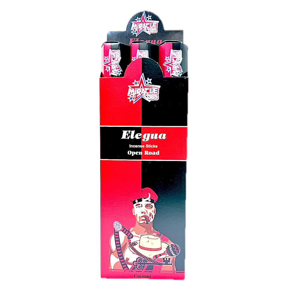 Elegua Incense sticks-open road (6 tubes of 20 sticks) frag rose (MOQ=10pc)