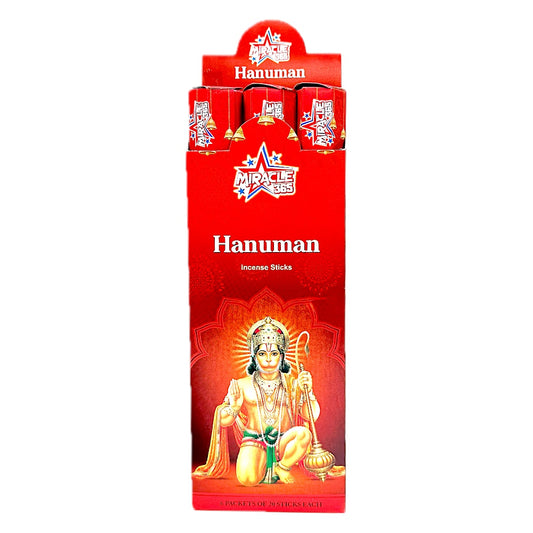 Miracle 365 Hanuman incense ( 6 hex tubes*20sticks) (MOQ=10pc)