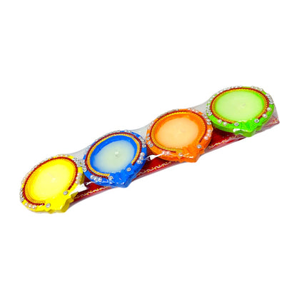 4pc shiv diya exclusive strip with wax (MOQ=36)
