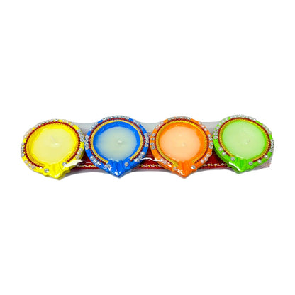 4pc shiv diya exclusive strip with wax (MOQ=36)