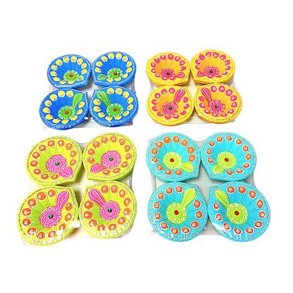 Colorful Diya (pack of 4) Morpich  DD04 (MOQ=36pc)