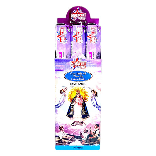 Caridad Incense sticks (6 tubes of 20 sticks each) (MOQ=10pc)