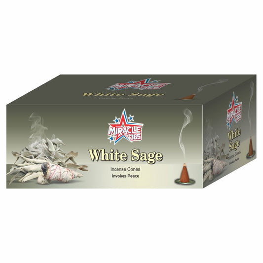 Miracle 365 cones (20) White Sage (MOQ=dz)