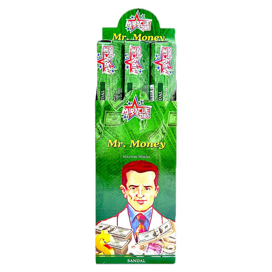 Miracle 365 Mr. Money incense (20 sticks*6pc) 10 boxes (MOQ=10pc)
