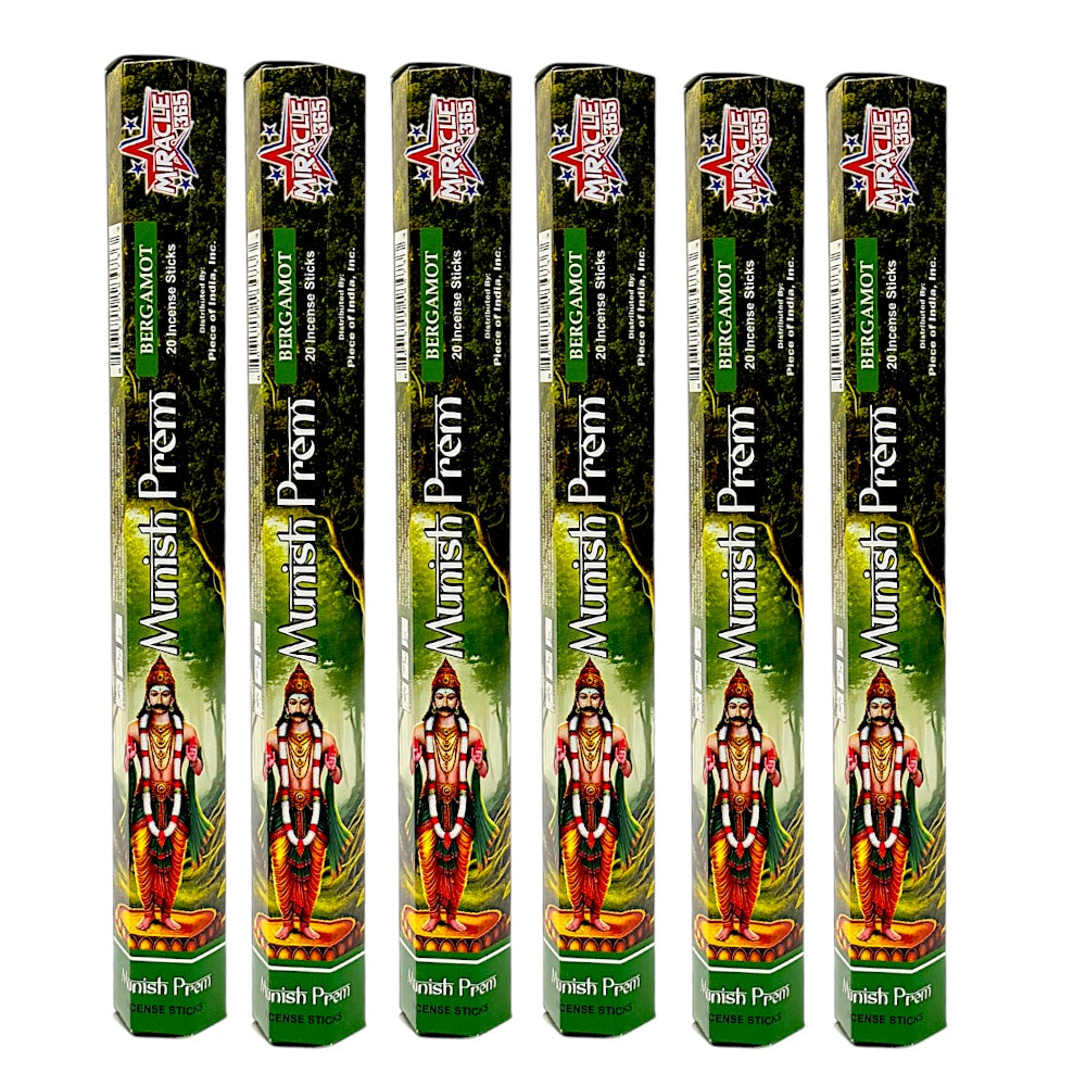 Miracle 365 Munish Prem (6 tubes of 20 incense sticks each)(MOQ=10pc)