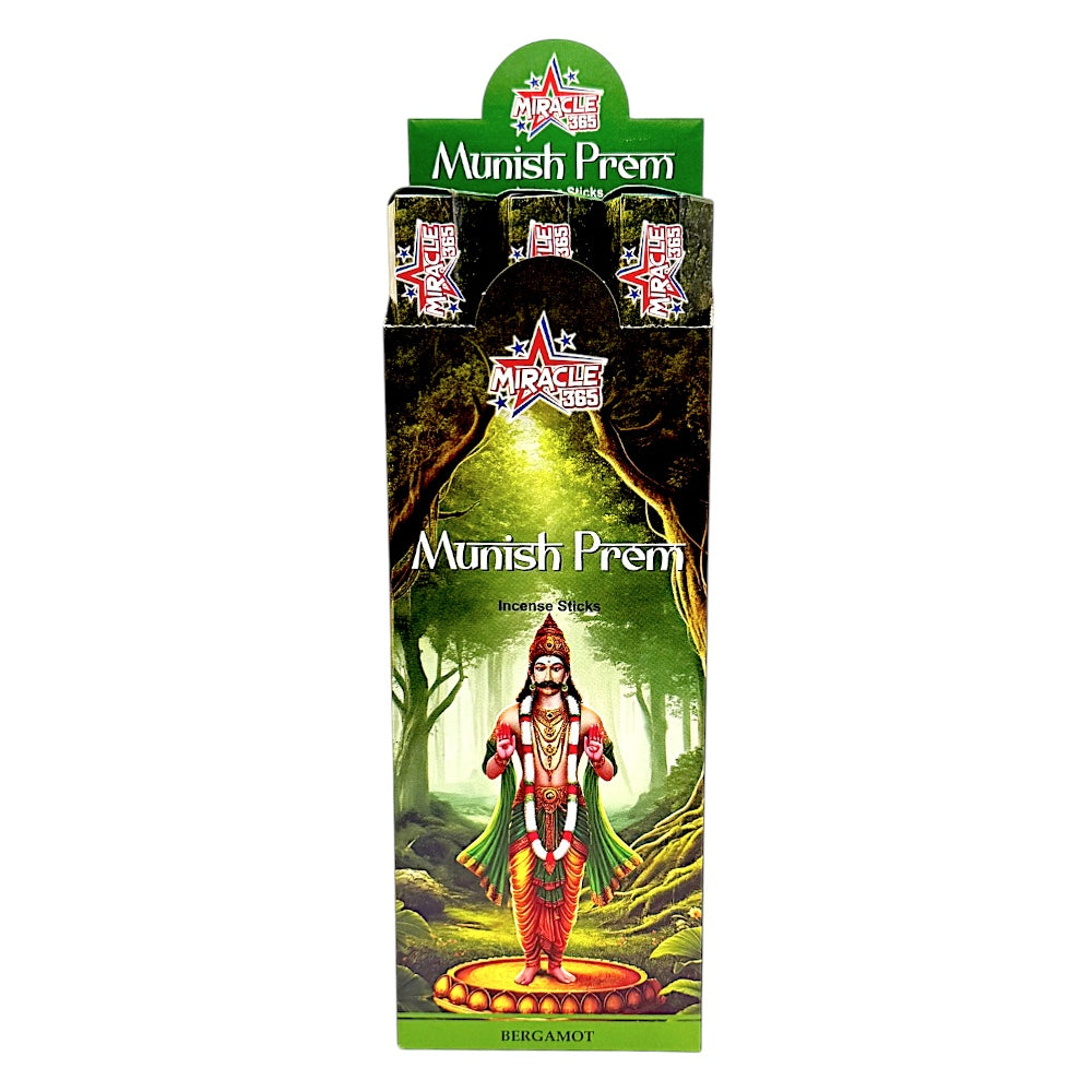Miracle 365 Munish Prem (6 tubes of 20 incense sticks each)(MOQ=10pc)