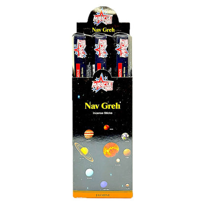 Miracle 365 Navgreh ( nine planets)(6 tubes of 20 sticks) frag Jasmine (MOQ=10pc)