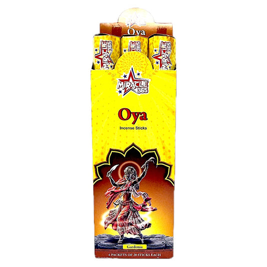 Oya Incense sticks (6 tubes of 20 sticks each) fragrance Gardenia (MOQ=10pc)