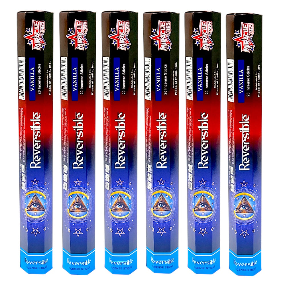 Miracle 365 Reversible (6 tubes of 20 incense sticks each)(MOQ=10pc)