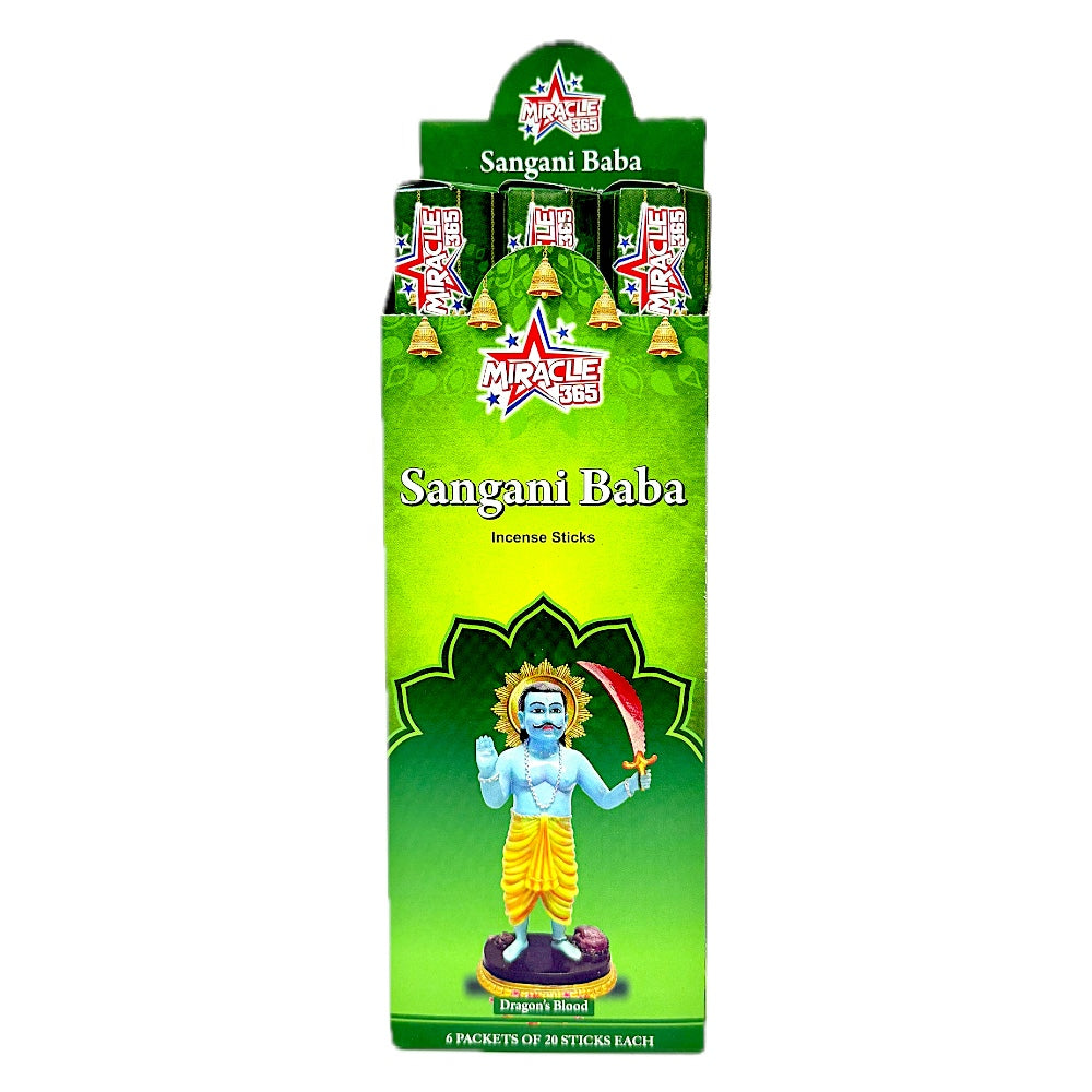 Sangani baba incense sticks (6 tubes of 20 sticks each) fragrance Dragons blood (MOQ=10pc)