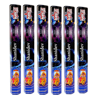Shanidev incense sticks (6 tubes of 20 sticks) fragrance Kasturi (MOQ=10pc)