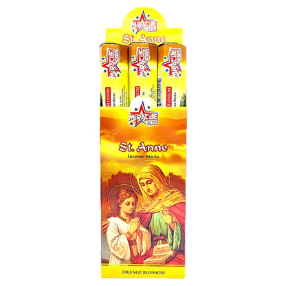 Miracle 365 St. Anne incense (20 sticks * 6 tubes) 10 Packs (MOQ=10pc)