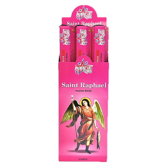 Miracle 365 Saint Raphael  (6 tubes of 20 incense sticks each) (MOQ=10pc)