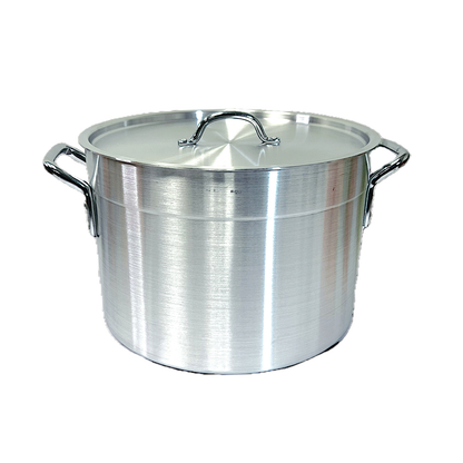 Aluminum  Pot with Lid  3mm thick- 28.5Qt, 27L (MOQ=ea)