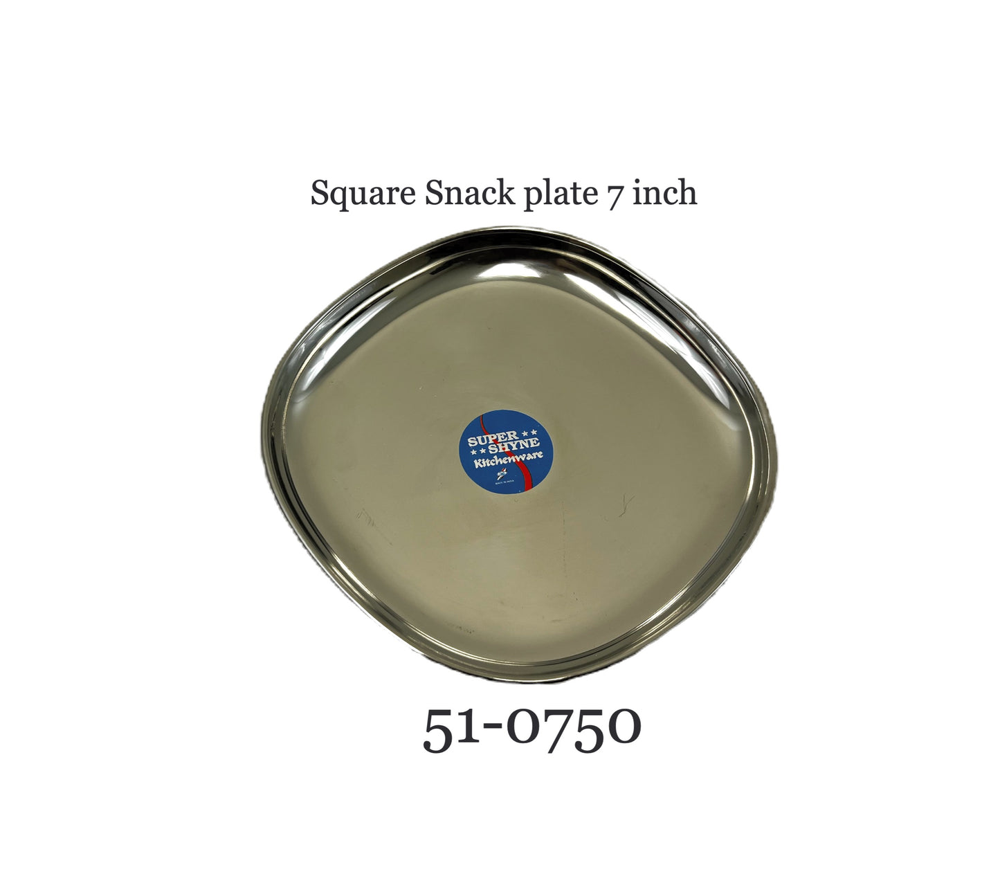 Square Plate 7 inch. (MOQ=ea)