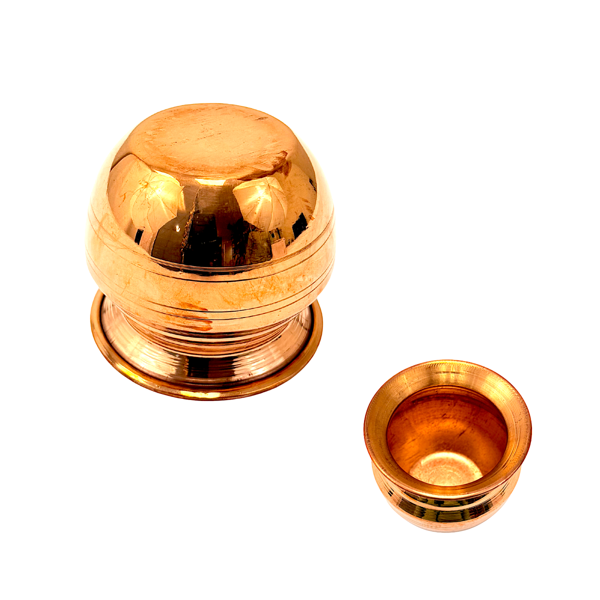 Copper lota #6 extra small 3" tall  (MOQ=ea)