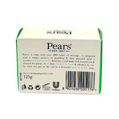 Pears soap Green 125g with lemon flowers extracts (MOQ=4dz)