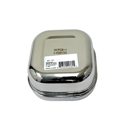 Super Shyne 4.5" stainless steel contianer  (MOQ=ea)